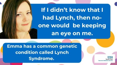 Emma - Lynch Syndrome patient representative